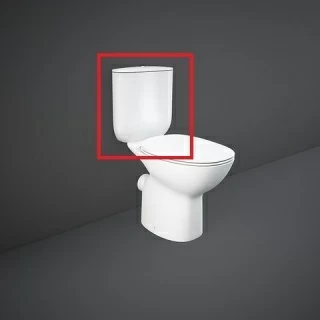 Rezervor wc Rak Ceramics Morning 3/6 L