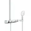 Sistem dus Grohe Rainshower SmartControl 360 Mono alb-crom