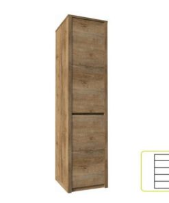 Dulap cu usi pal stejar lefkas inchis Montana