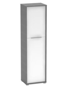 Dulap mdf grafit alb Rioma