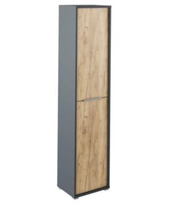 Dulap mdf grafit stejar artizanal Rioma