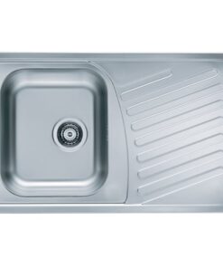 Chiuveta bucatarie inox leinen cu picurator, stanga, Alveus Elegant 30