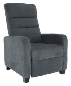 Fotoliu tapiterie textil gri Turner 72x89x106 cm