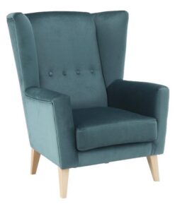 Fotoliu textil verde menta fag Rodeza 80x84x104 cm