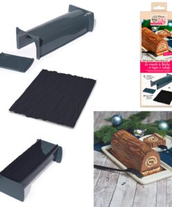 Alternative view of Forma plastic pentru rulada Buturuga, cu foaie silicon model scoarta de copac