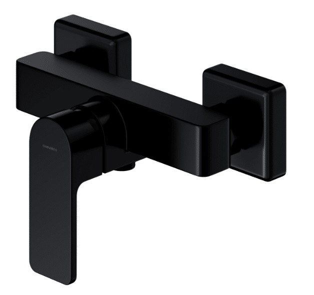 Baterie pentru dus Omnires Baretti Negru Mat