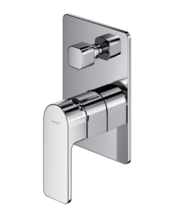 Baterie incastrata pentru cada si dus Omnires Baretti Crom