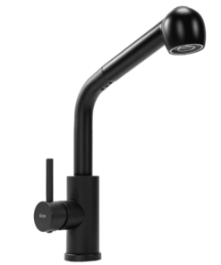 Baterie de bucatarie Rea Troy Negru Mat