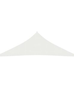 vidaXL Pânză parasolar, alb, 3,5x3,5x4,9 m, HDPE, 160 g/m²