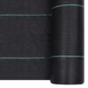 vidaXL Membrană antiburuieni & antirădăcini, negru, 2x10 m, PP
