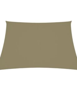 vidaXL Parasolar, bej, 3/5x4 m, țesătură oxford, trapez