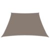 vidaXL Parasolar, gri taupe, 3/5x4 m, țesătură oxford, trapez