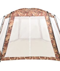 vidaXL Cort de piscină, camuflaj, 590x520x250 cm, țesătură