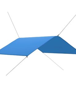 vidaXL Prelată de exterior, albastru, 4x4 m