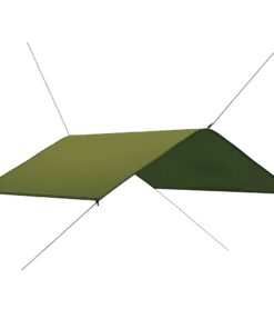 vidaXL Prelată de exterior, verde, 4x4 m