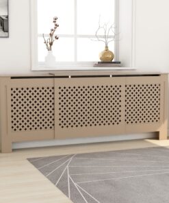 vidaXL Mască pentru calorifer, 205 cm, MDF