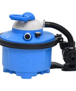 vidaXL Pompă cu filtru nisip albastru/negru 385x620x432 mm 200 W 25 L