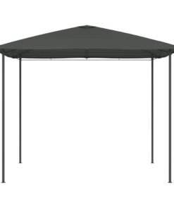 vidaXL Pavilion, antracit, 3x3x2,6 m, 160 g/m²