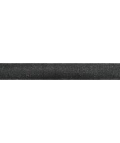 vidaXL Plasă protecție intimitate, negru, 1,5x50 m, HDPE, 195 g/m²