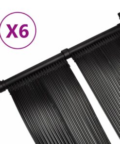 vidaXL Panou încălzitor solar pentru piscină, 6 buc., 80x620 cm