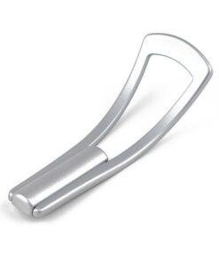 Agatatoare cuier Blair, finisaj crom mat/aluminiu CB, 105x40x40 mm