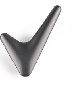 Agatatoare cuier Gigi Big, finisaj negru gun metal CB, 120x65x30 mm