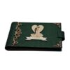 Album foto A4 personalizat, din lemn, Verde inchis, Piksel, GuestBook, Caiet amintiri, Nunta