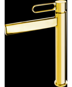 Baterie lavoar inalta FDesign Zaffiro, auriu lucios