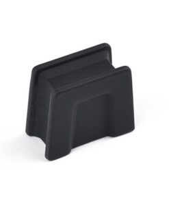 Buton pentru mobila Aron, finisaj negru mat CB, 16 mm