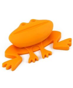 Buton pentru mobila copii Joy Broscuta, finisaj portocaliu CB, 32 mm