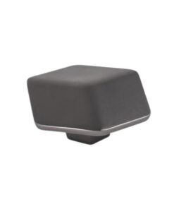 Buton pentru mobila Hexagon, finisaj negru gun metal CB, 16 mm