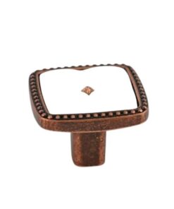 Buton pentru mobila Kali, finisaj cupru antichizat CB, 23 mm