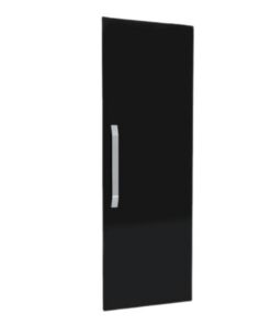 Dulap Suspendat vert. cu 1 usa cu maner front PAL Negru