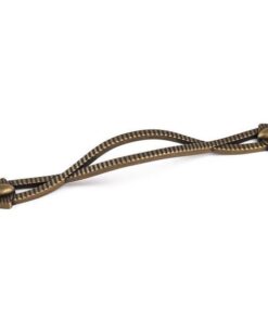 Maner pentru mobila Cleopatra, finisaj alama antichizata CB, 192 mm