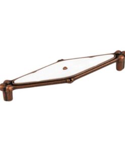 Maner pentru mobila Grace, finisaj cupru antichizat CB, 128 mm