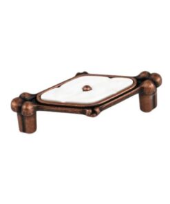 Maner pentru mobila Grace, finisaj cupru antichizat CB, 64 mm