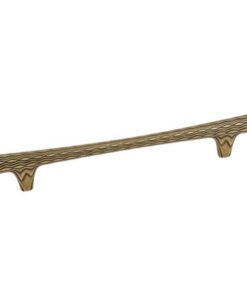 Maner pentru mobila Lina, finisaj alama antichizata CB, 128 mm