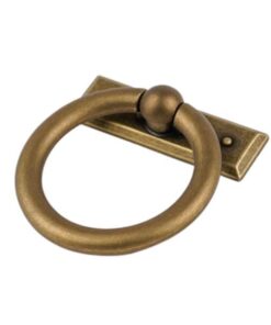 Maner pentru mobila Ring Bar, finisaj alama antichizata CB, &Oslash;:75 mm