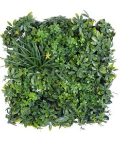 Panou plante artificiale verzi 50 cm x 50 cm - Decorer