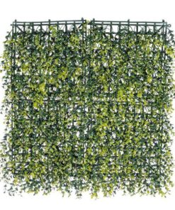Panou plante artificiale verzi Buxus 50 cm x 50 cm