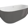 Cada de baie freestanding Spatio Sari, acril, antracit, 170x80 cm