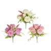 Set 3 buchete artificiale Peonia 30 cm