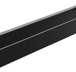 Suport prosop baie, 58 cm, negru mat, Hansgrohe WallStoris