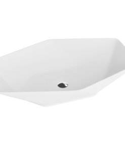 Lavoar pe blat Aramis 56.5x36.5 cm Alb