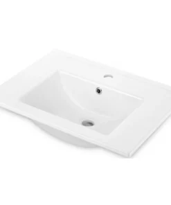 Lavoar incastrat Deante Floks 60x45 cm Alb
