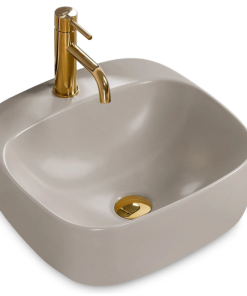 Lavoar pe blat REA Luiza 42 cm Gri Mat