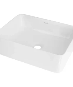 Lavoar pe blat Deante Jasmin 40x30cm Alb