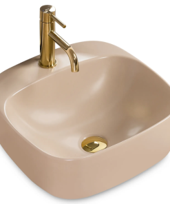 Lavoar pe blat REA Luiza 42 cm Bej Mat
