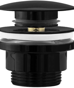 Ventil universal Rea click-clack pentru lavoar Negru Lucios