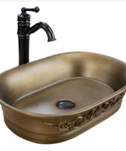 Lavoar pe blat Rea Wilma Cupru Rustic Mat